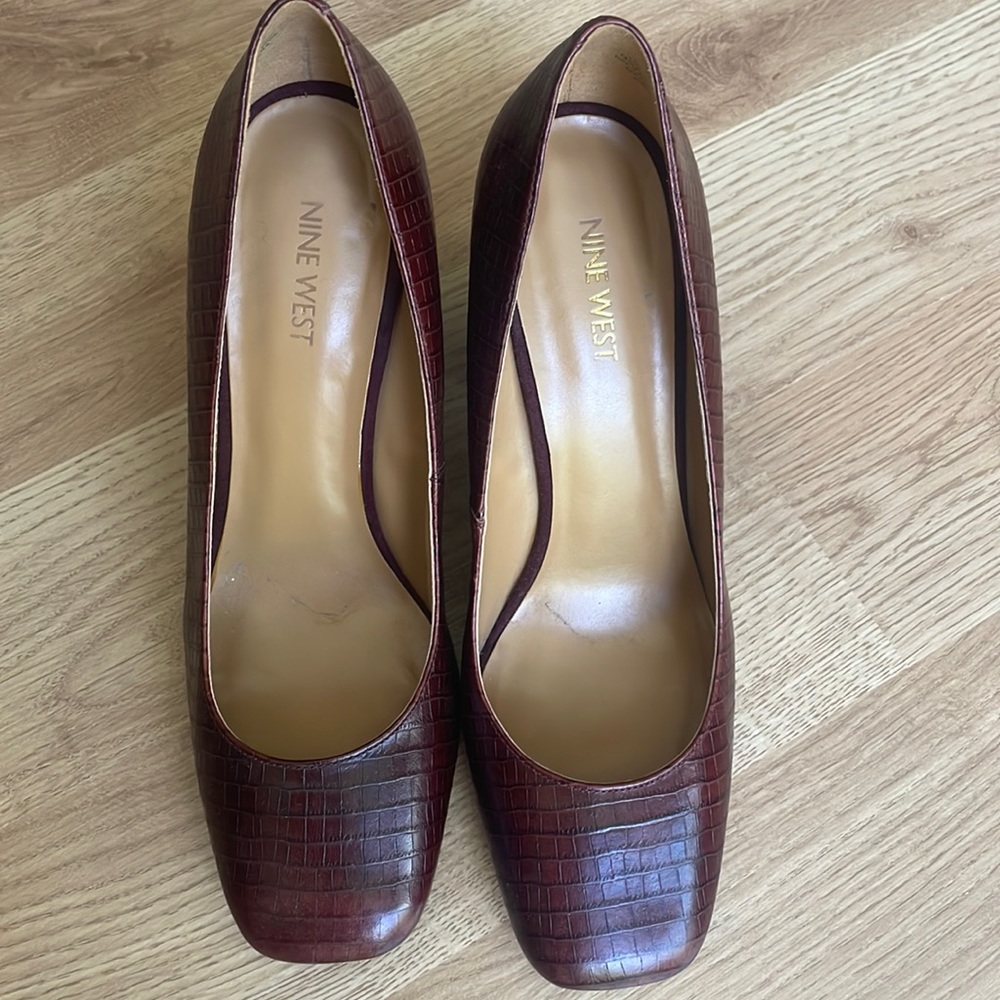 Nine West chunky heel shoes